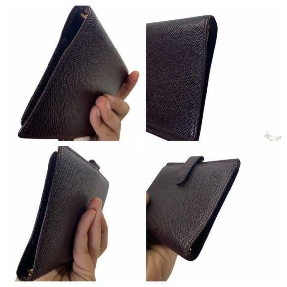 Authentic Louis Vuitton Wallet Agenda Diary Cover Taiga LV Vintage - Picture 3 of 11